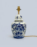 Royal Delft Porcelain Ginger Jar Lamp