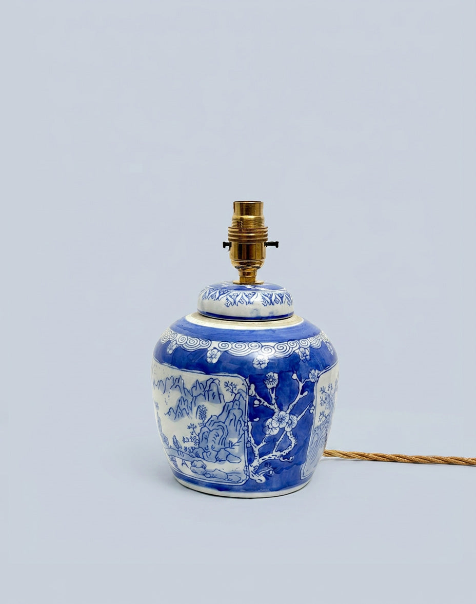 Vintage Chinese Ginger Jar Lamp