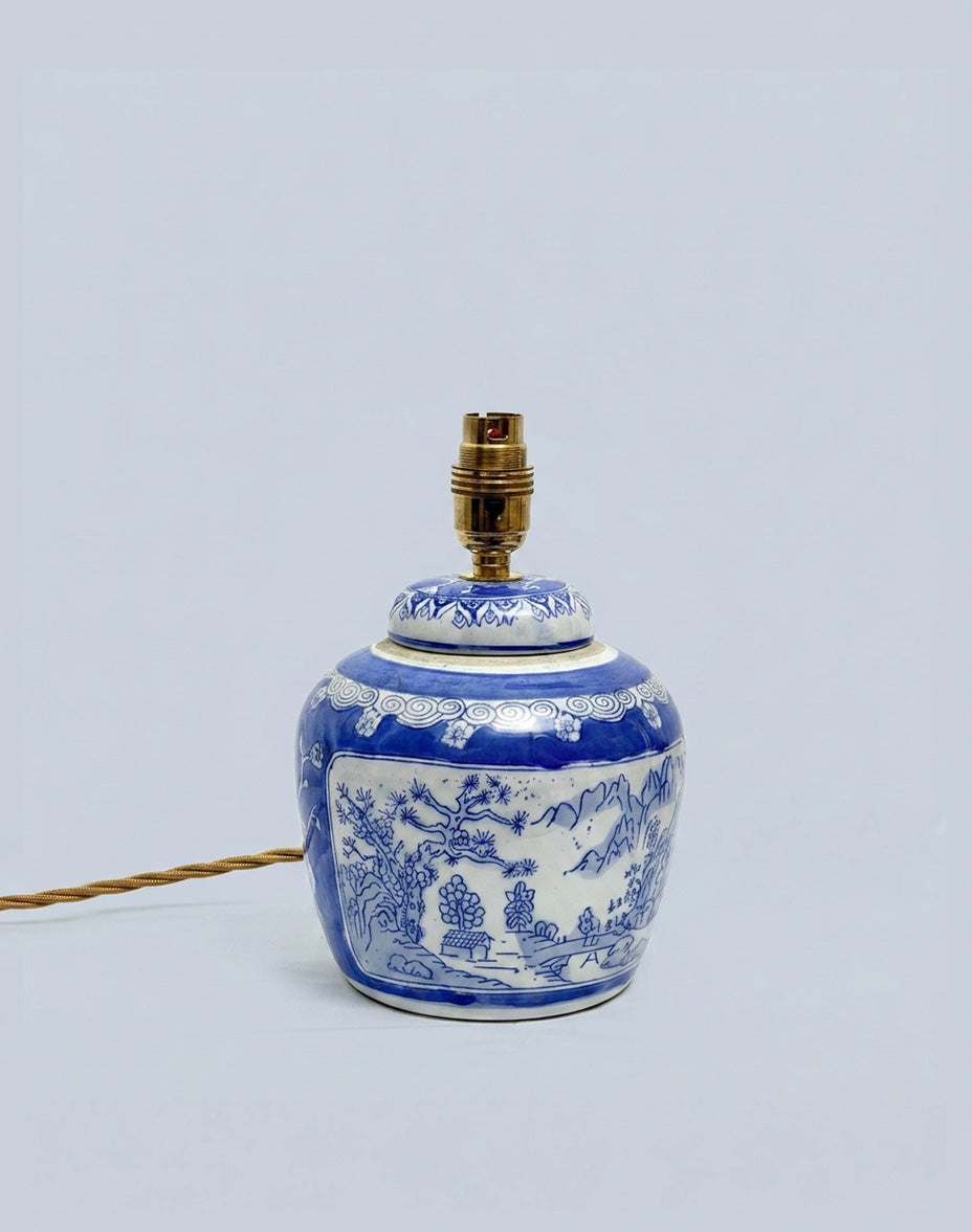 Vintage Chinese Ginger Jar Lamp