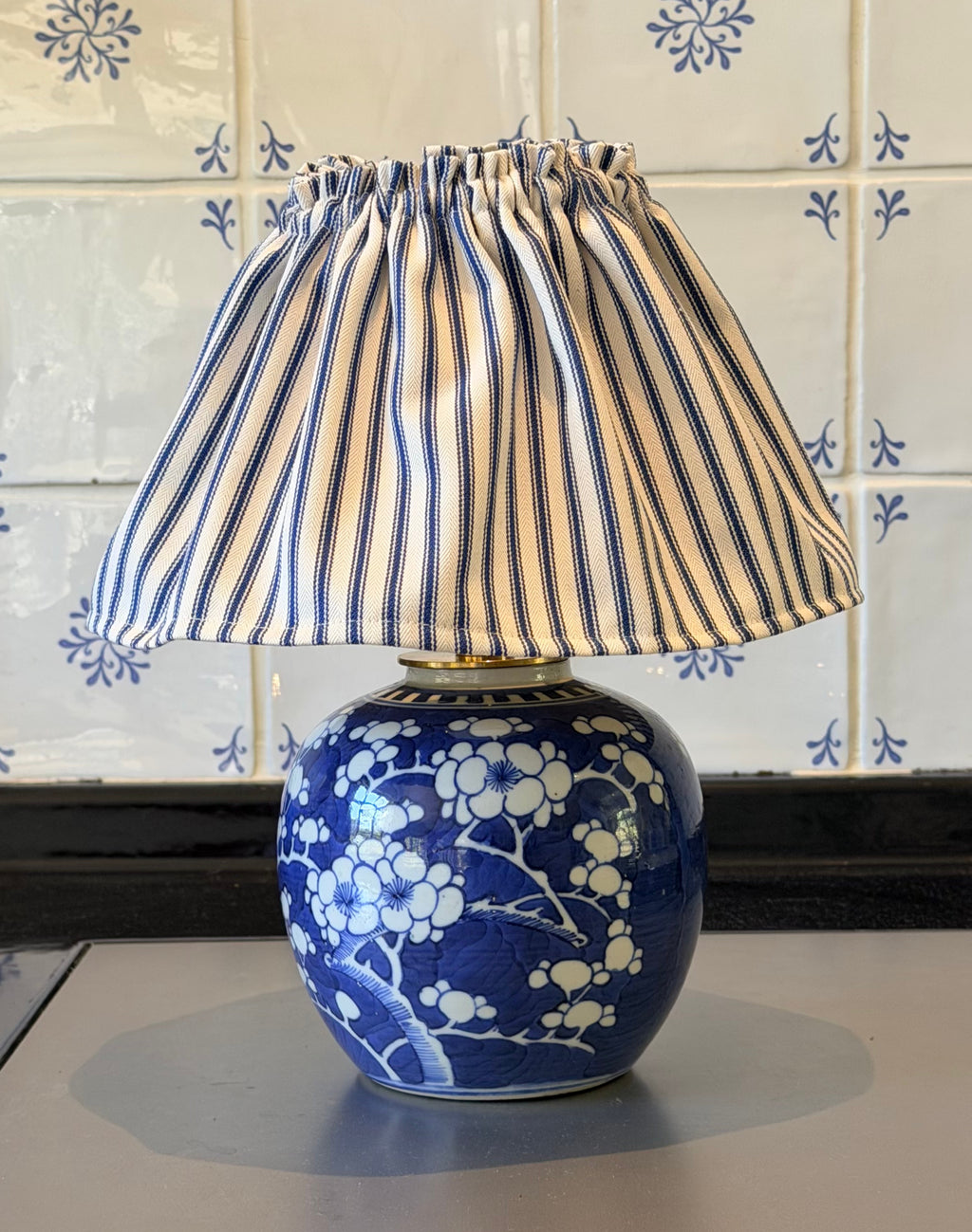 Rechargeable Prunus Ginger Jar Lamp