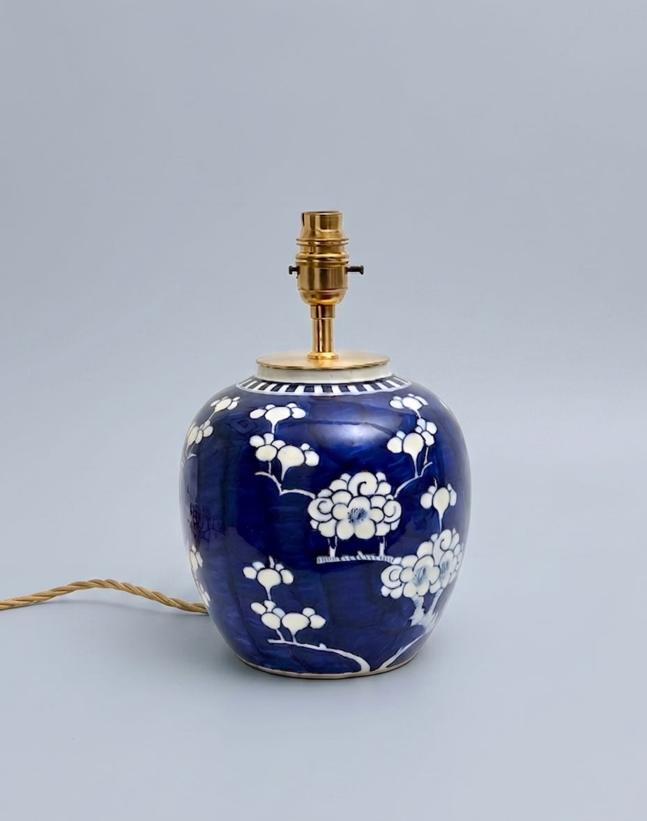 Medium Prunus Ginger Jar Lamp