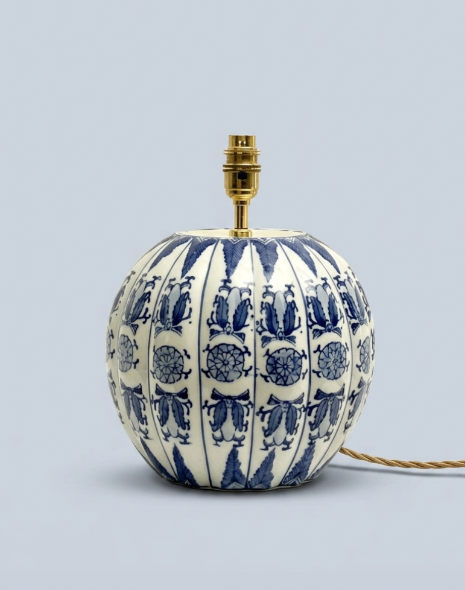 Large Pumpkin Ginger Jar Lamp