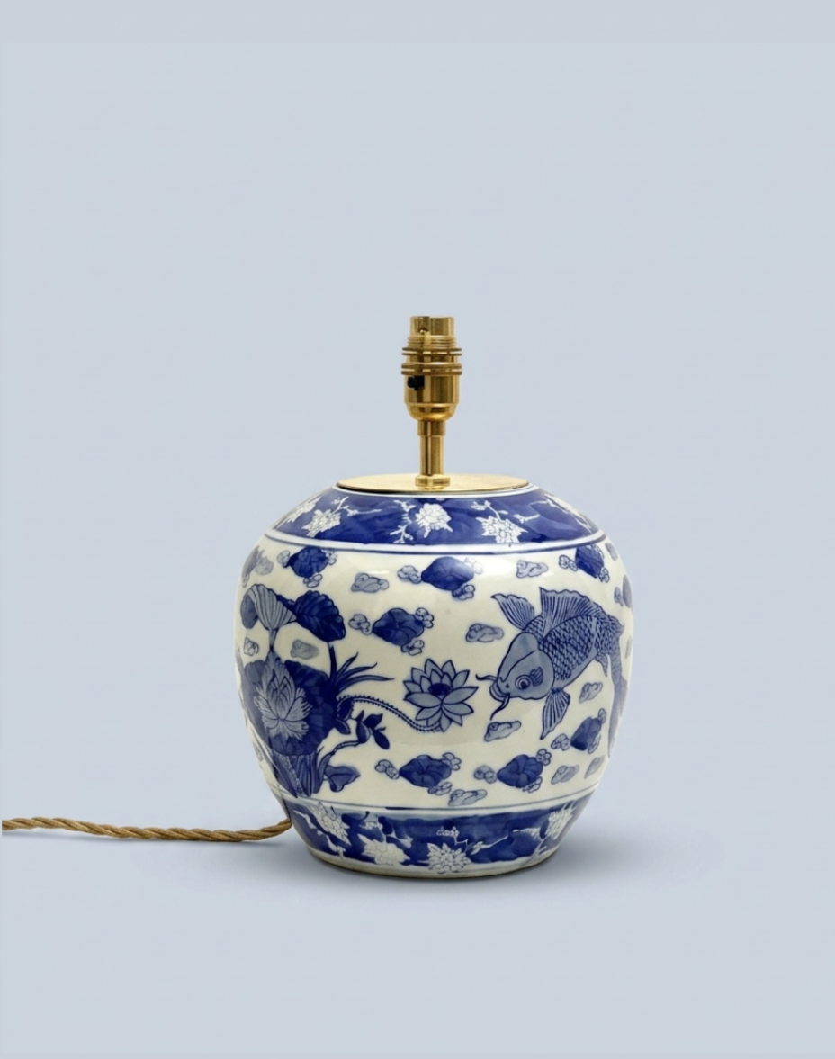 Medium Chinese Style Ginger Jar Lamp