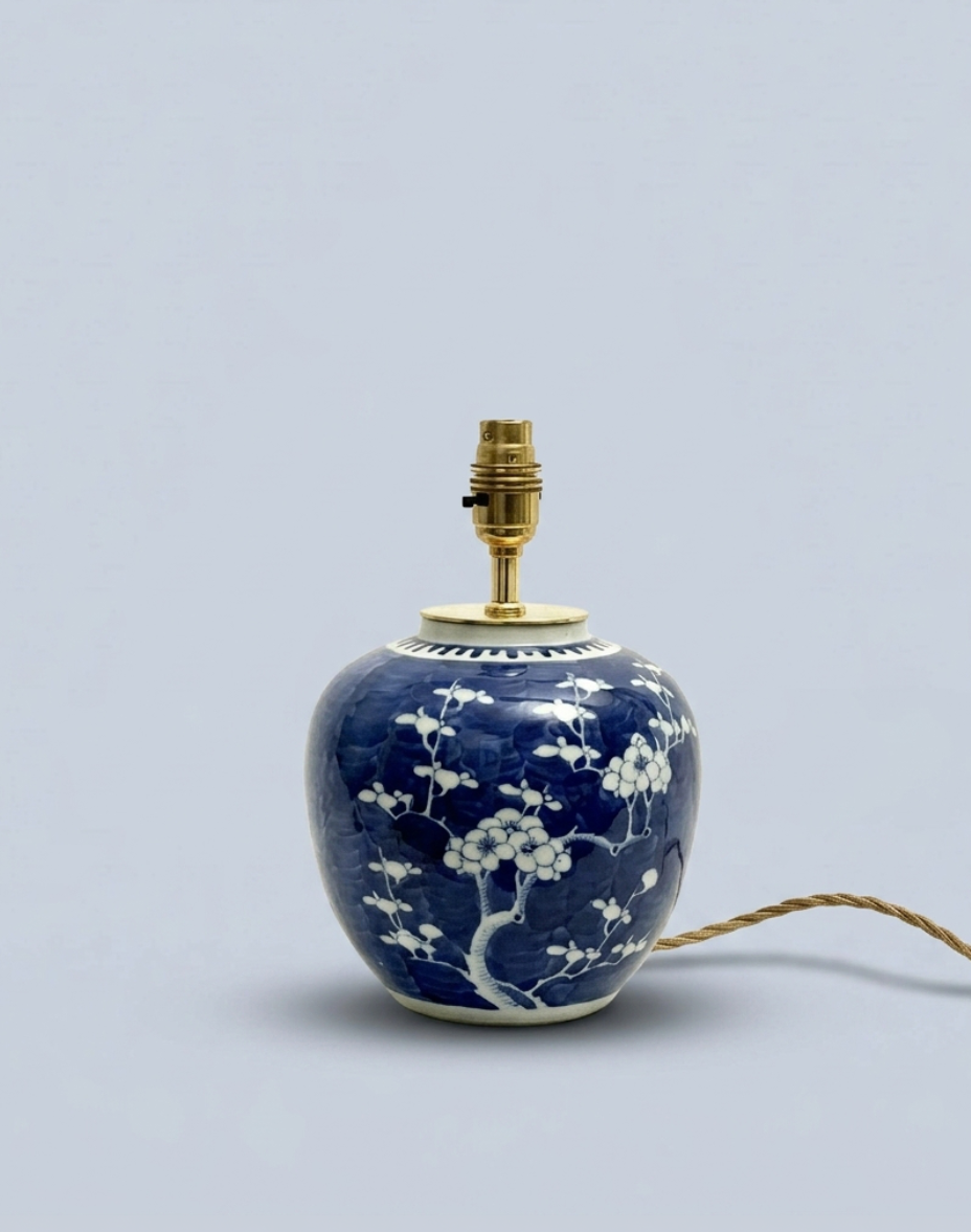 Medium Prunus Ginger Jar Lamp