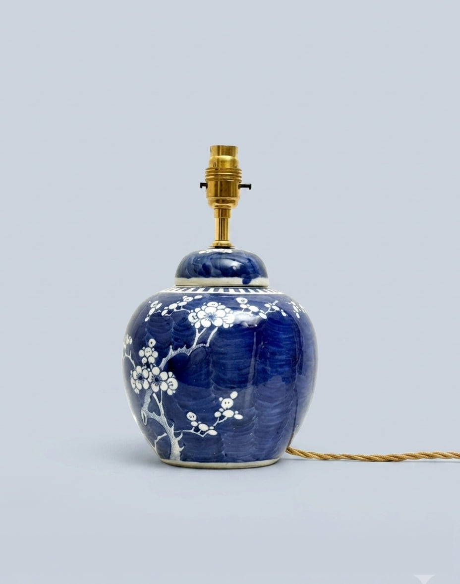 Medium Prunus Ginger Jar Lamp
