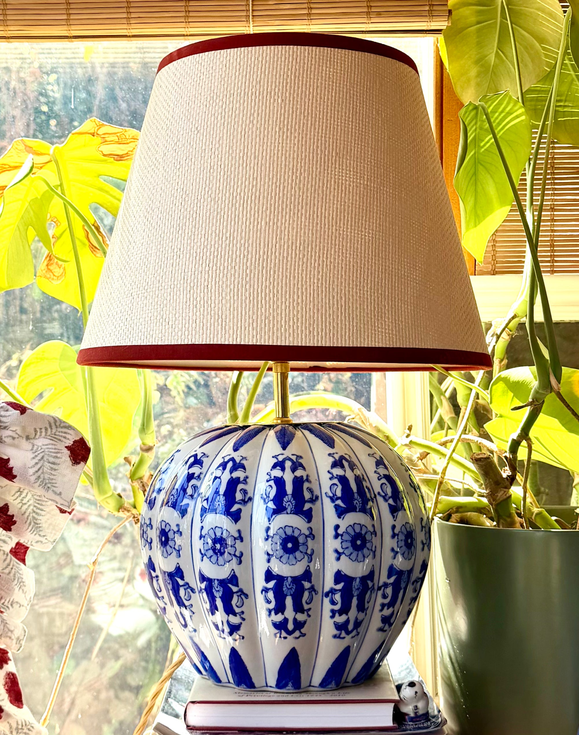 Large Pumpkin Ginger Jar Lamp